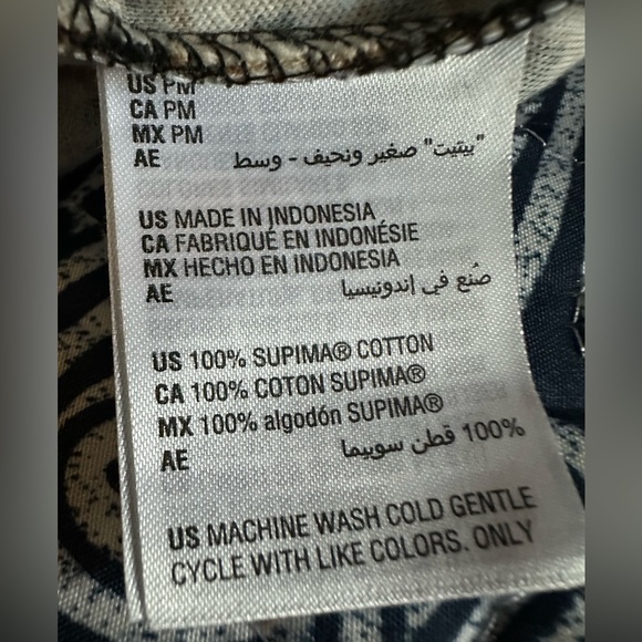 Animal print charter club PM petite medium top - Picture 12 of 14